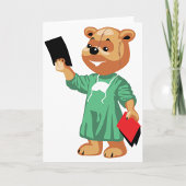 Teddy Bear Doctor Greeting Card カード