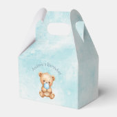 Teddy Bear Favor Box,カスタム文字&写真 フェイバーボックス (裏面サイド)
