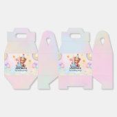 Teddy Bear First Birthday Party | Rainbow フェイバーボックス (見開き)