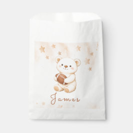 Teddy Bear Football Baby Shower Decorations  フェイバーバッグ