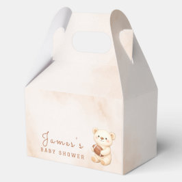 Teddy Bear Football Baby Shower Theme フェイバーボックス
