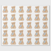 "Teddy Bear" for Boys ラッピングペーパー (フラット)