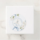 Teddy Bear French Nursery Baby shower Thank you フェイバータグ (インサイチュ)