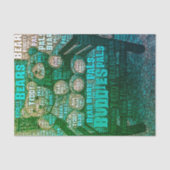 Teddy Bear Friends埋め最高の込みワードクラウド 薄葉紙 (正面)