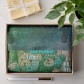 Teddy Bear Friends埋め最高の込みワードクラウド 薄葉紙 (ギフト)