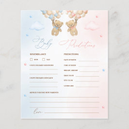 Teddy Bear Genderベビー予測ゲーム