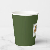 Teddy Bear Gender Neutral Minimalist Baby Shower 紙コップ (右)