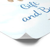 Teddy Bear Gift and Books Poster ポスター (角)