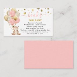 Teddy Bear Girlがブックカードを持ち込む エンクロージャーカード