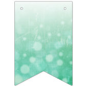 Teddy Bear Green Baby Showerの少年 バンティングフラッグ (第1の旗)