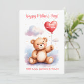 Teddy Bear Heart Mothers Day シーズンカード (スタンド正面)