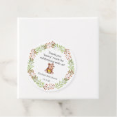 Teddy Bear Honey Bee赤ちゃん感謝していシャワーT フェイバータグ (インサイチュ)