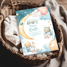 Teddy Bear Houston私たちは少年おむつラッフルを持っている