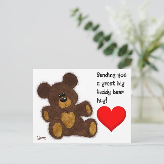 Teddy Bear Hug – はがき (スタンド正面)