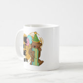 Teddy Bear I'm 1誕生日Tシャツ&ギフト コーヒーマグカップ (正面左)