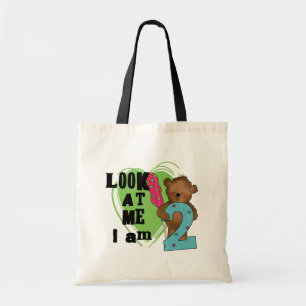 Teddy Bear I'm 2誕生日Tシャツ&ギフト トートバッグ