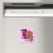 Teddy Bear I'm 5誕生日Tシャツとギフト マグネット (インサイチュ (食洗機))