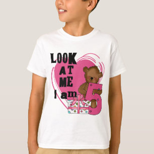 Teddy Bear I'm 5誕生日Tシャツとギフト Tシャツ