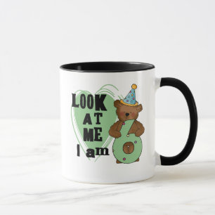 Teddy Bear I'm 6誕生日Tシャツ&ギフト マグカップ