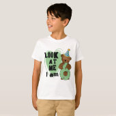 Teddy Bear I'm 6誕生日Tシャツ&ギフト Tシャツ (正面フル)