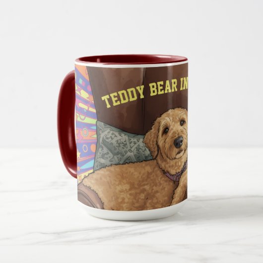 Teddy Bear In a Chair, the Mug マグカップ (正面左)