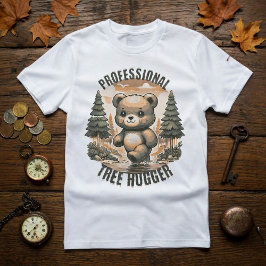 Teddy Bear In The Woods T-Shirt Tシャツ