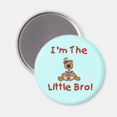 Teddy Bear Little Bro Tシャツ&ギフト マグネット (正面/裏面)