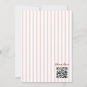 Teddy Bear Love Baby Shower Invitation 招待状 (裏面)