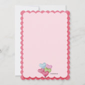 Teddy Bear Love Invitations 招待状 (裏面)