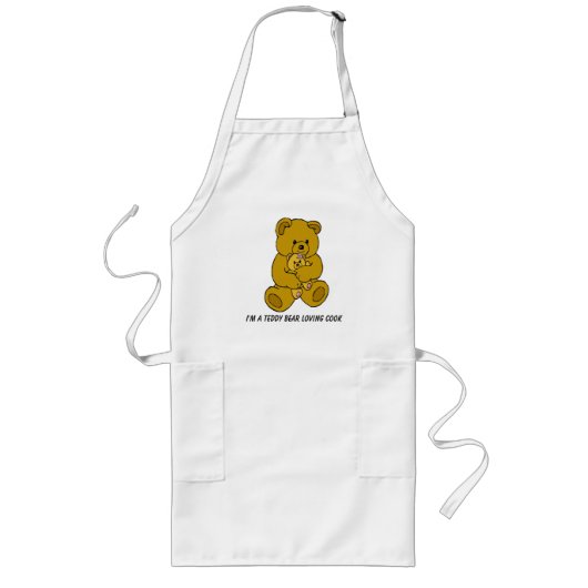 TEDDY BEAR LOVING COOK-APRON ロングエプロン (正面)