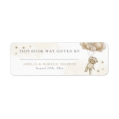 Teddy Bear Neutral Book Gifted By ラベル (正面)