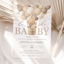Teddy Bear Neutral Gender Reveal