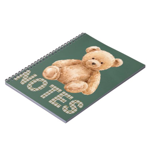 Teddy Bear Notebook ノートブック (左側)