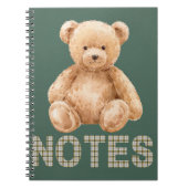 Teddy Bear Notebook ノートブック (正面)