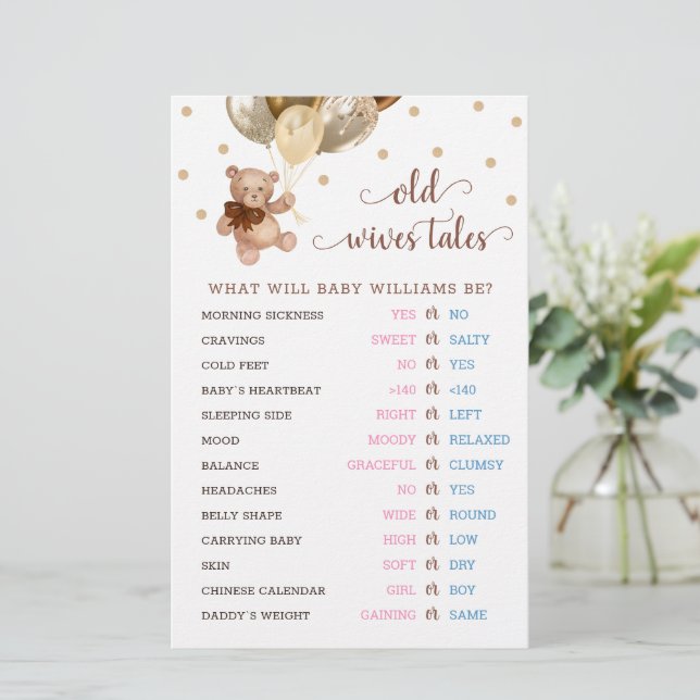 Teddy Bear Old Wires Talesジェンダーがベビーゲーム (スタンド正面)