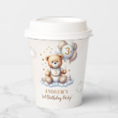 Teddy Bear Party – 3rd Birthday Tableware 紙コップ (正面)