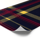 Teddy Bear Photo Beary 1st Birthday Welcome ポスター (角)