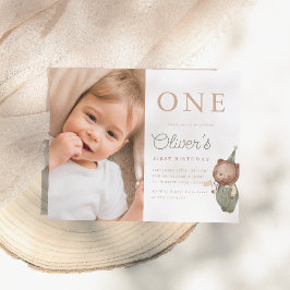 Teddy Bear Photo First Birthday Party Budget