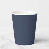 Teddy Bear Plaid Boy Baby Shower Paper Cup 紙コップ (裏面)