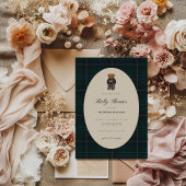 Teddy Bear Polo Baby Shower Invitation 招待状
