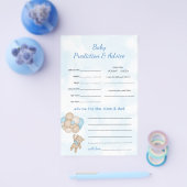 Teddy Bear Predictions and Advice チラシ (シングル)