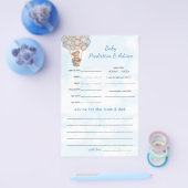 Teddy Bear Predictions and Advice チラシ (シングル)