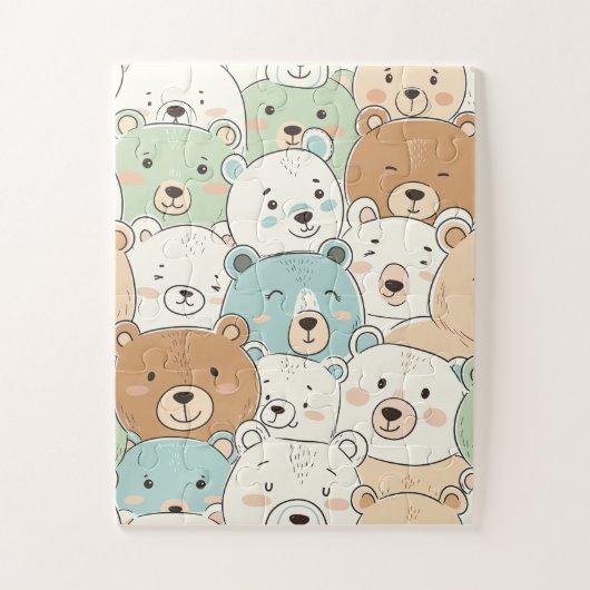 teddy bear puzzle ジグソーパズル (縦)