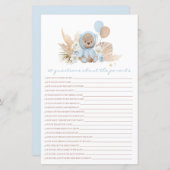 Teddy Bear Questions About The Paretsベビー (正面/裏面)