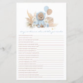 Teddy Bear Questions About The Paretsベビー (正面)