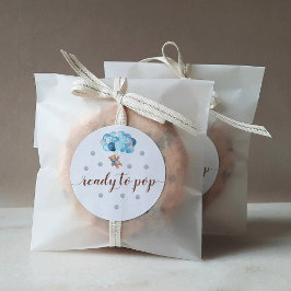 Teddy Bear Ready to ポップ・アートの Faver ラウンドシール