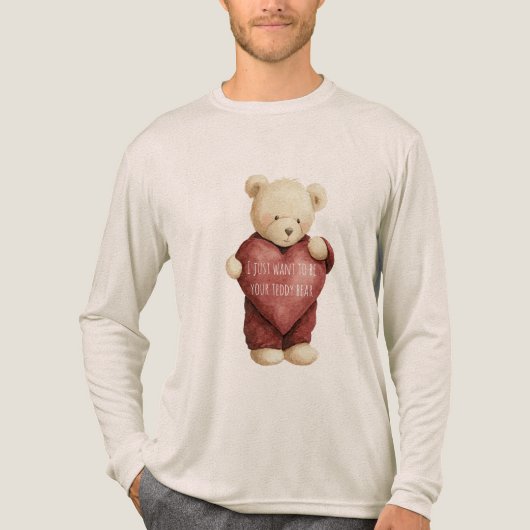 Teddy Bear Red Heart トライブレンドＴシャツ (正面)