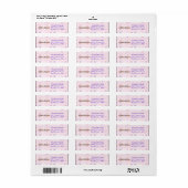 Teddy Bear Return Label (TBA) ラベル (フルシート)