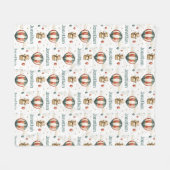 Teddy Bear Sweet Dream フリースブランケット (正面(横))