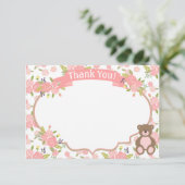 Teddy Bear Thank Notes Teddy Bear Picnic サンキューカード (スタンド正面)